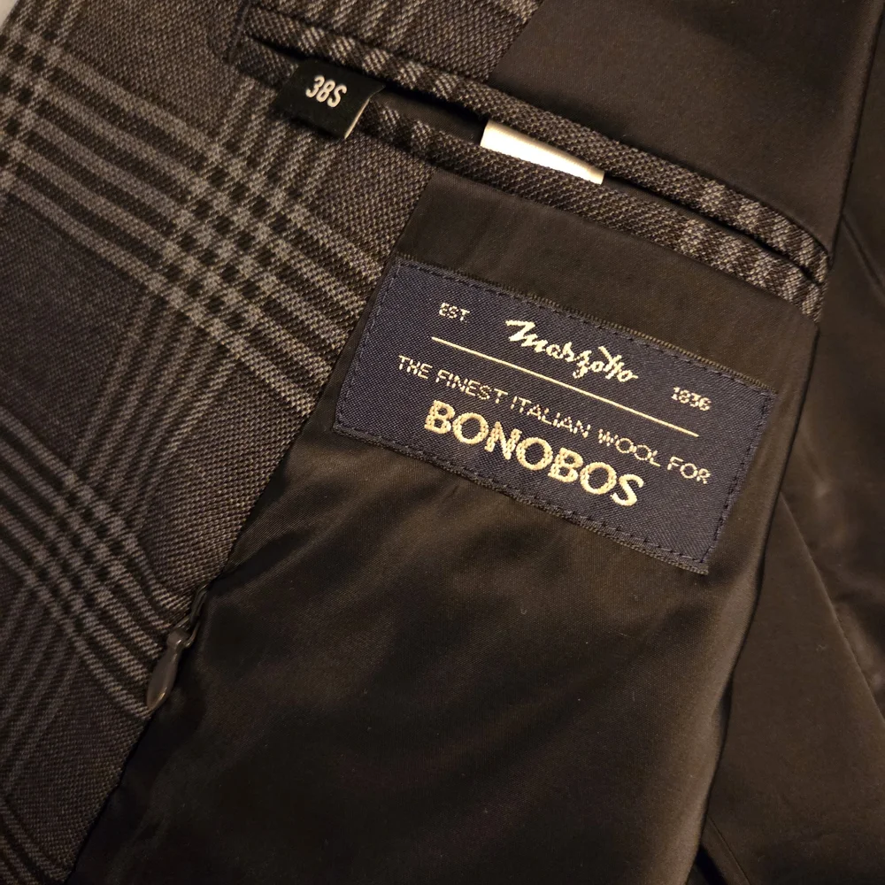 Bonobos Italian Performance Windowpane blazer - Picture 7 of 7